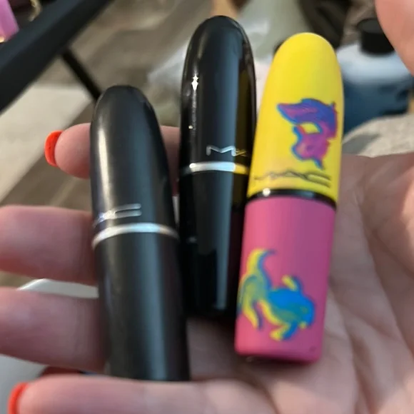 MAC Cosmetics Lipstick Trio - Nude and Coral Shades - Picture 2 of 3